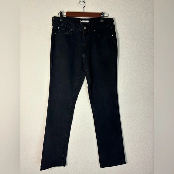 Black Levi’s 505 Straight Leg Jeans - Picture 6 of 6